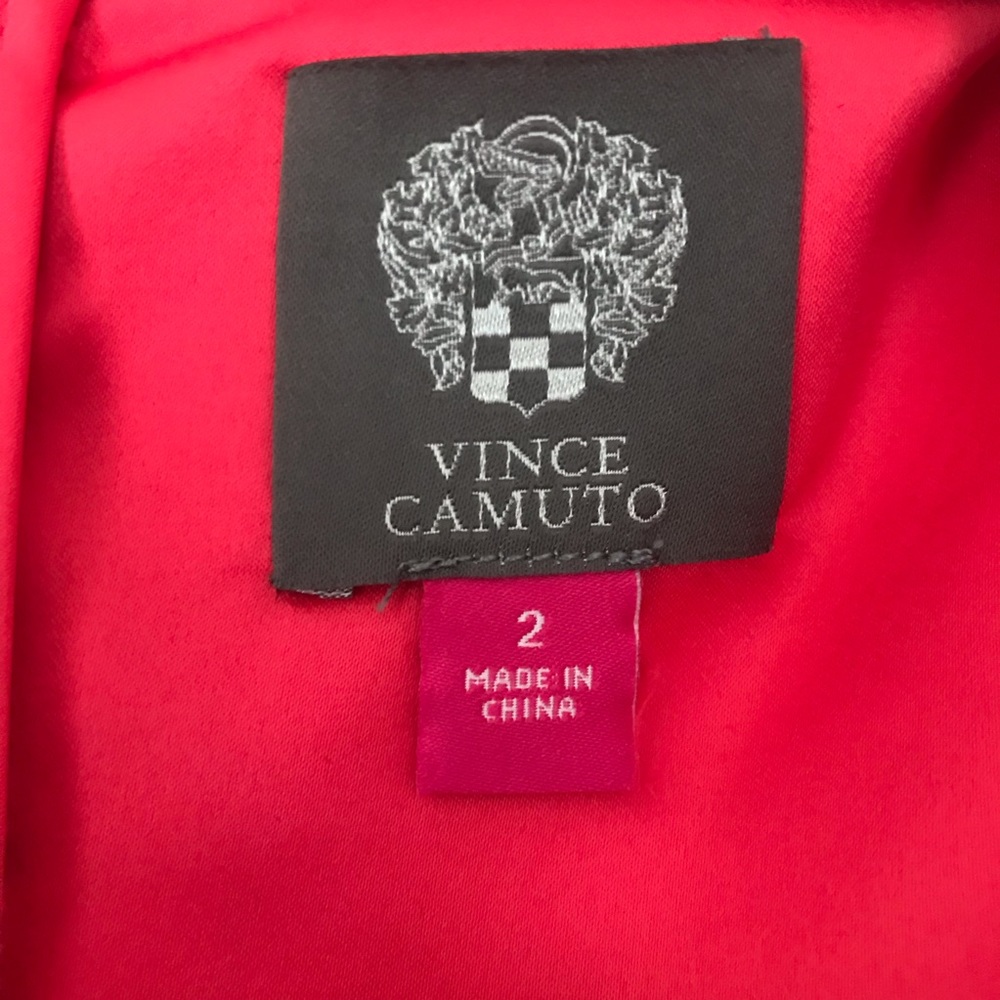 NWT Pink/cherry Vince Camuto cocktail dress - Picture 5 of 8